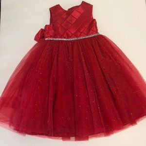 Red Dress - size 4 toddler